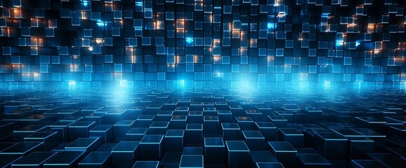 Abstract Led wall background