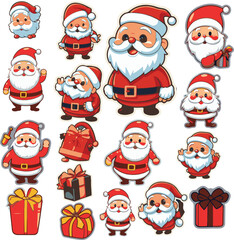 Santa Claus, this iconic character is associated with the joy of Christmas and the tradition of gift-giving during the holiday season, generative ai