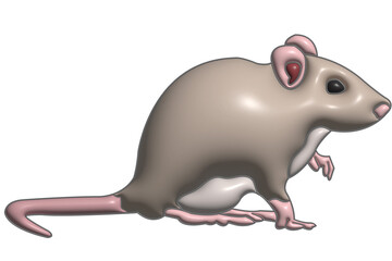 mouse on a white background
