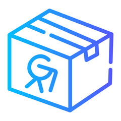 brand identity Line Gradient Icon