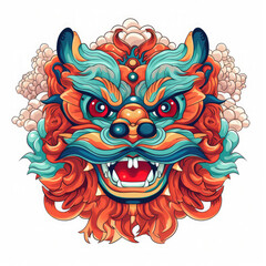 Fototapeta premium Chinese New Year Lion Dance