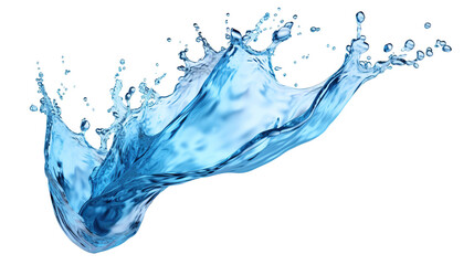 water splash element on isolated background