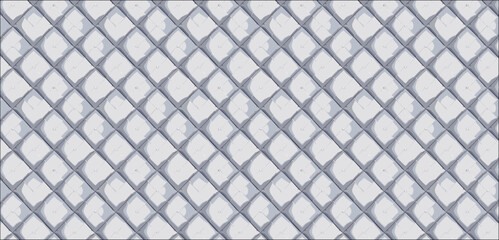 metal grid background, Seamless subtle white diamond tufted upholstery pattern transparent background