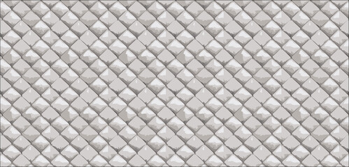 metal grid background, Seamless subtle white diamond tufted upholstery pattern transparent background