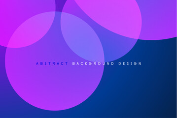 Abstract tech circles vector background, technology digital bubbles