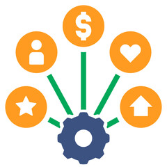 strategy color style icon