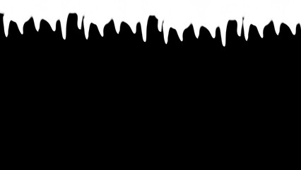 雪、氷柱、黒(イラスト、背景)