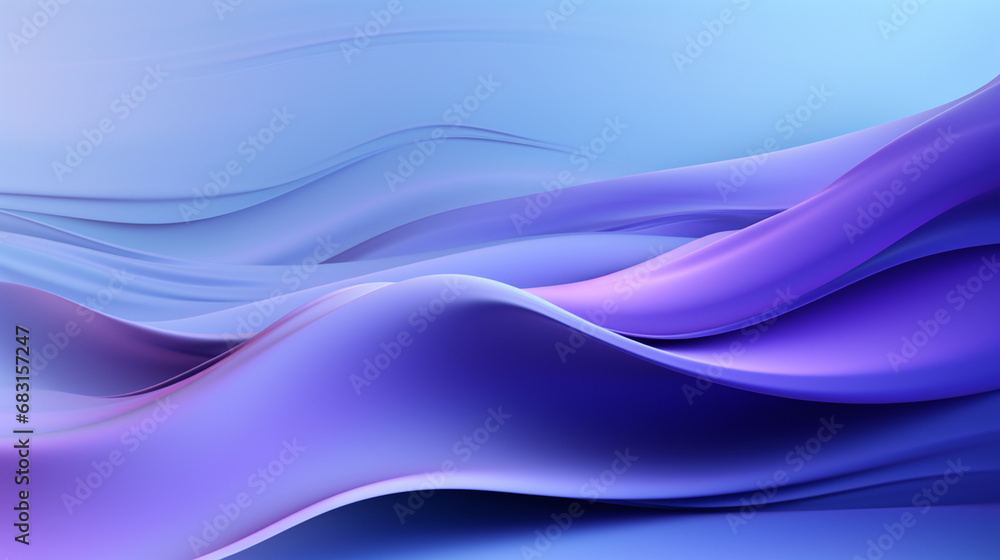 Canvas Prints purple and blue patterns with shiny curves mixed with black look gloomy and magical.