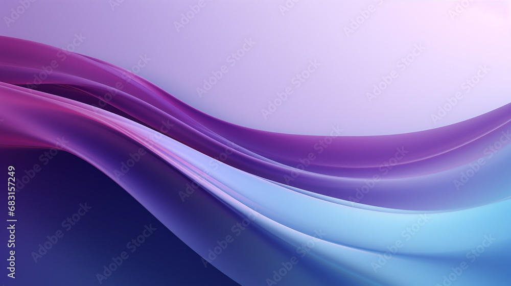 Canvas Prints purple and blue patterns with shiny curves mixed with black look gloomy and magical.