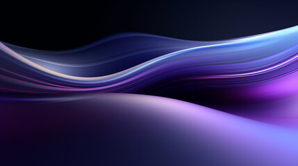 Purple and blue patterns with shiny curves mixed with black look gloomy and magical.