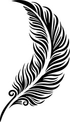 Obraz premium Mari tribal style feathers