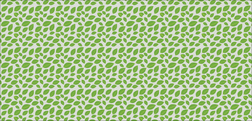 Vector green pattern, Green leaves big vector collection - Set of graphical elements with various leaf designs in different shapes and sizes. Flat design with white