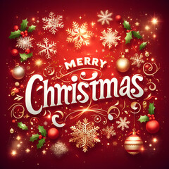 background with christmas balls