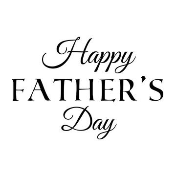 Digital png text of happy father's day on transparent background
