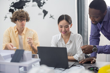 Architects create green, low-carbon buildings prioritizing efficiency, quality, and sustainability.