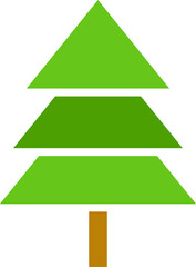 Fototapeta premium Christmas Tree Icon 