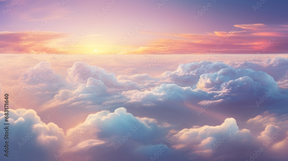 Canvas Prints abstract beautiful color sky above background