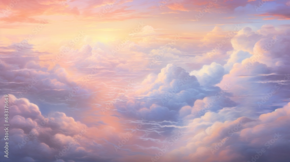 Canvas Prints abstract beautiful color sky above background