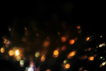 Colorful light on black background light effect