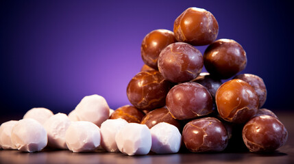 Obraz na płótnie Canvas chestnuts in shell HD 8K wallpaper Stock Photographic Image 