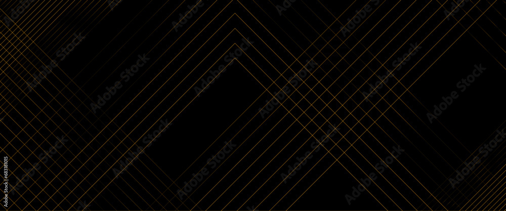 Poster vector gold and black abstract background with geometric shapes, minimal geometric design, futuristi
