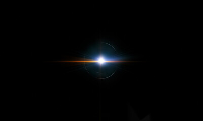 Lens flare effect