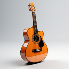 Obraz premium 3d model of guitar