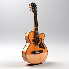Obraz premium 3d model of guitar