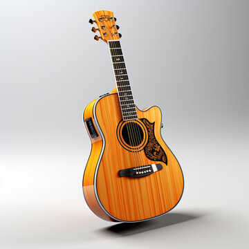 3d model of guitar