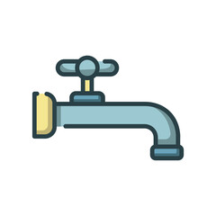 faucet icon design vector template