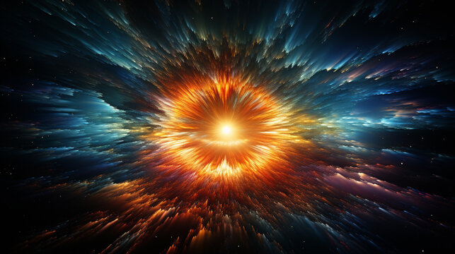 explosion of space HD 8K wallpaper Stock Photographic Image 