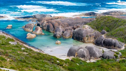 Cercles muraux Lavende Elephant Rocks in Denmark, Western Australia 