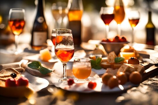 table setting for a dinner