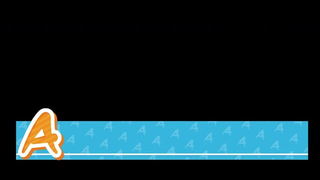 「?・!・A・Q」アイコンと動きのあるテロップベース（水色）