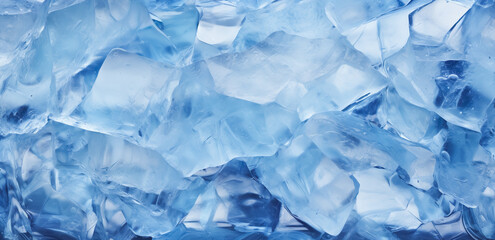 Obraz premium Closeup ice cube pattern texture background.cold drink and refreshment concepts