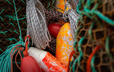 Fishing floats, ropes and nets © Greg