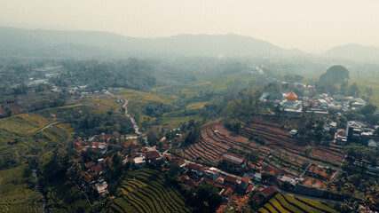 The Tropical Landscape with The View of Hills & Mountains