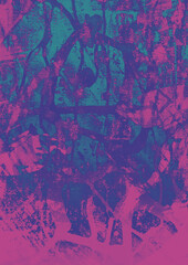 アナログの筆タッチで描いた抽象背景