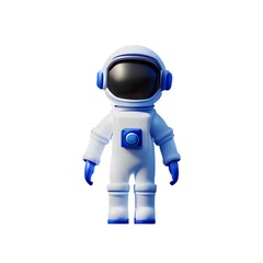 Obraz na płótnie Canvas 3D cartoon of an astronaut
