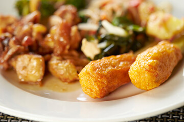 grilled beef with vegetables