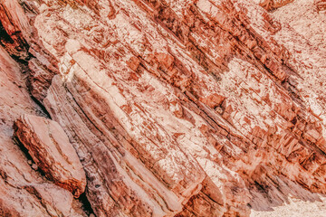 Beautiful inspiring landscape - Death Valley National Park. Red rocks. Concept, travel, tourism, nature