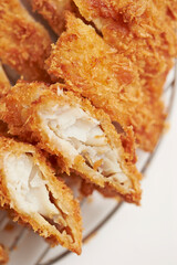 fish cutlet on a plate