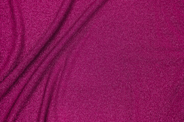 Trendy 80s, 90s, 2000s Background of draped saturated pink fabric with silver lurex thread....