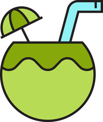 Coconut Juice Icon
