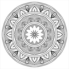 Beautiful decoration ornament mandala design
