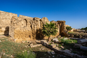 Hospital of St. Anthony ruins in the old town Famagusta. It is considered as one of the first Lepra hospitals in the World.