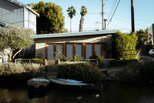 A house on Venice Canals in Venice California