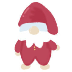 christmas Santa gnome 