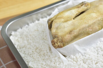 chicken baked salt
