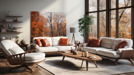 Living Harmony: Capturing the Essence of Contemporary Living Room Design